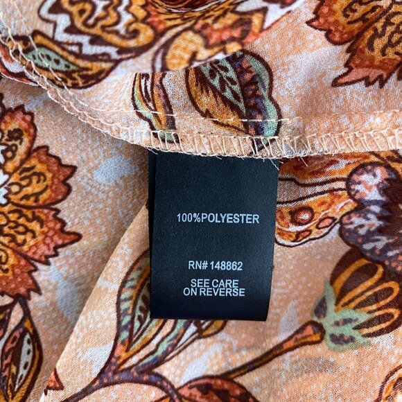 Torrid Lexie Top Floral Chiffon Multicolored Short Sleeve HI Low NWT Women's 2X - Picture 8 of 10